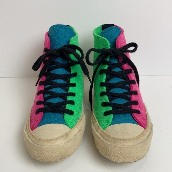 Converse x JW Anderson Chuck 70 Hi Felt Women’s Sz 6 Streetwear Unique Punk Y2K - Picture 7 of 16